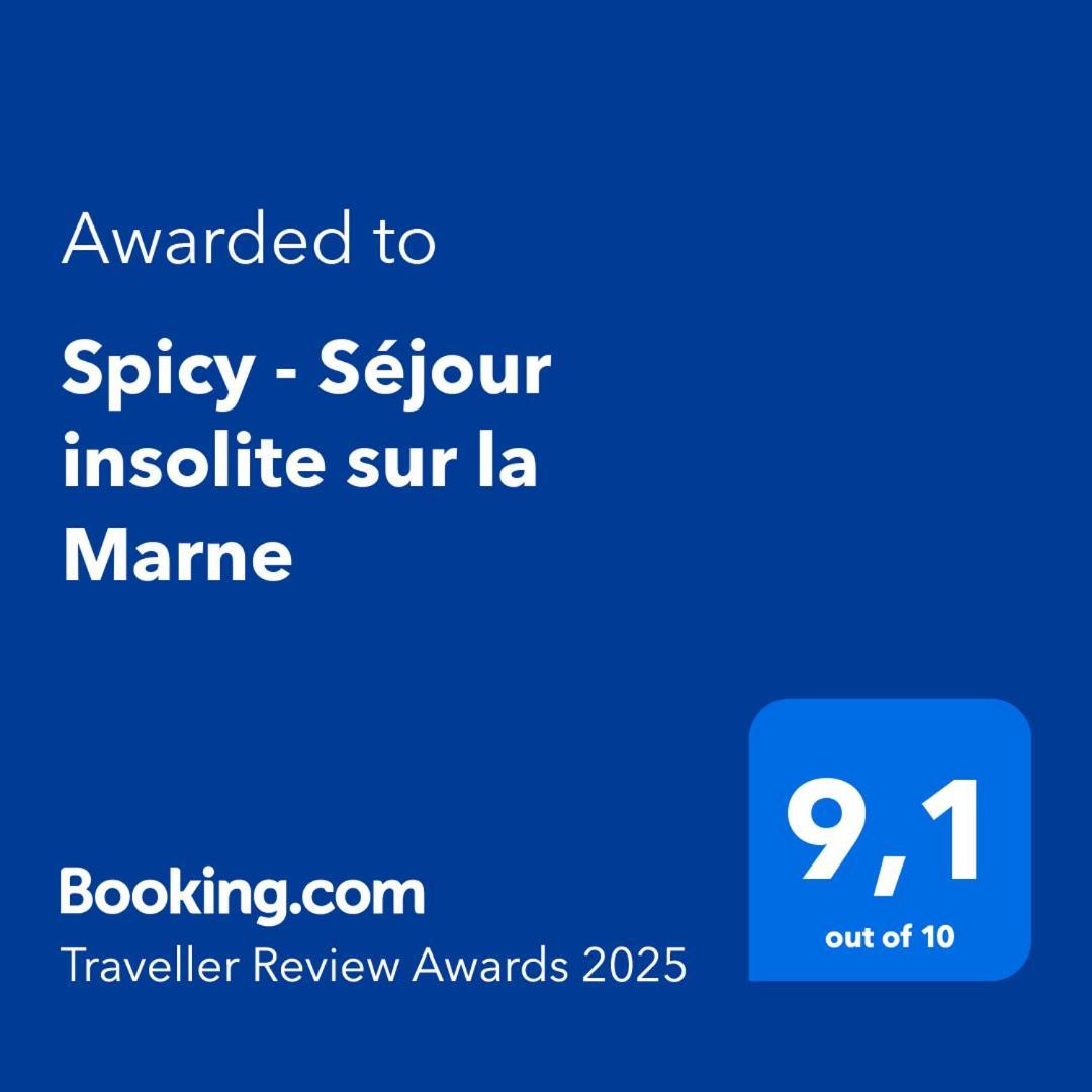 Spicy - Sejour Insolite Sur La Marne Meaux Buitenkant foto